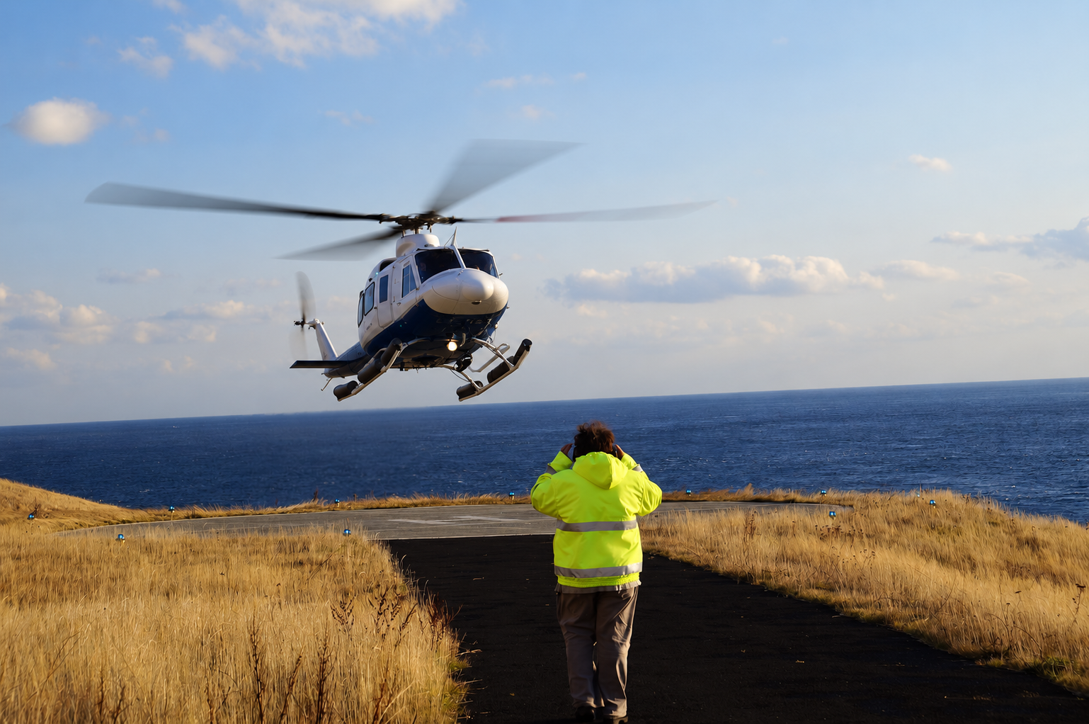 Helicóptero Bell 412 en configuración utilitaria